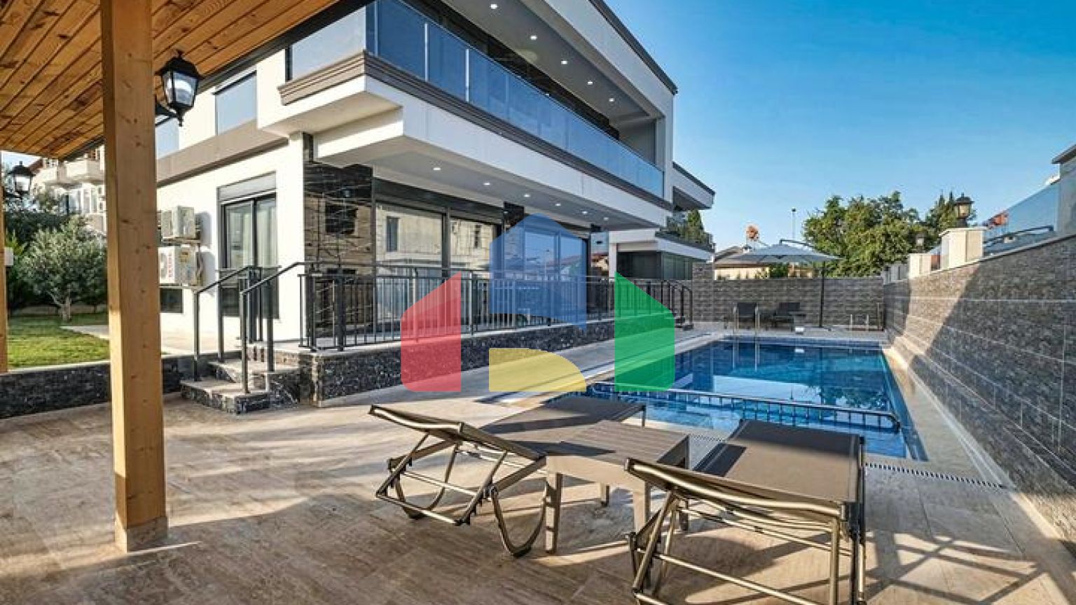 Вилла планировки 4+1 в микрорайоне Текирова - Анталия