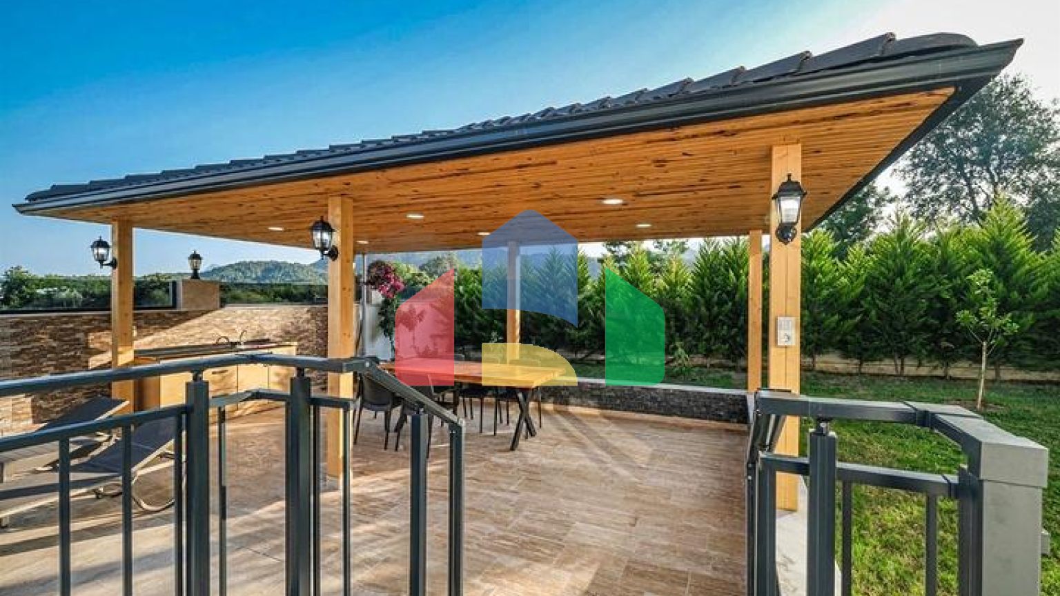 Вилла планировки 4+1 в микрорайоне Текирова - Анталия