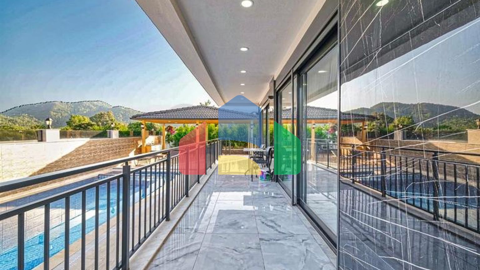 Вилла планировки 4+1 в микрорайоне Текирова - Анталия