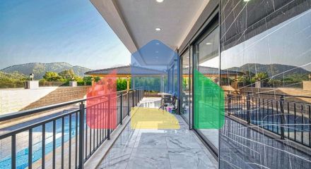 Вилла планировки 4+1 в микрорайоне Текирова - Анталия