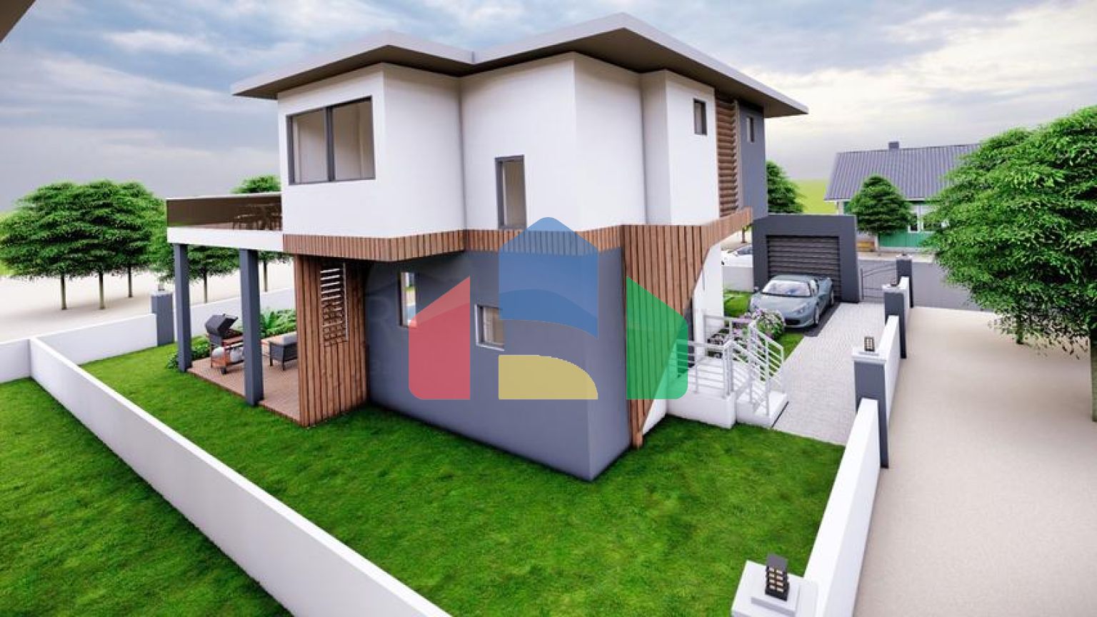 Вилла планировки 3+1 в районе Кемер - Анталия