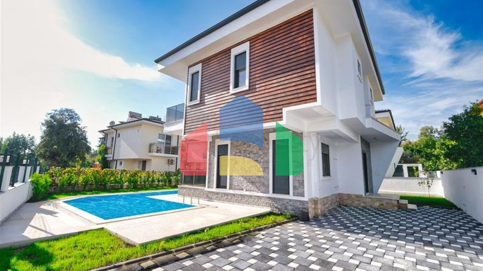 Вилла планировки 3+1 в районе Кемер - Анталия