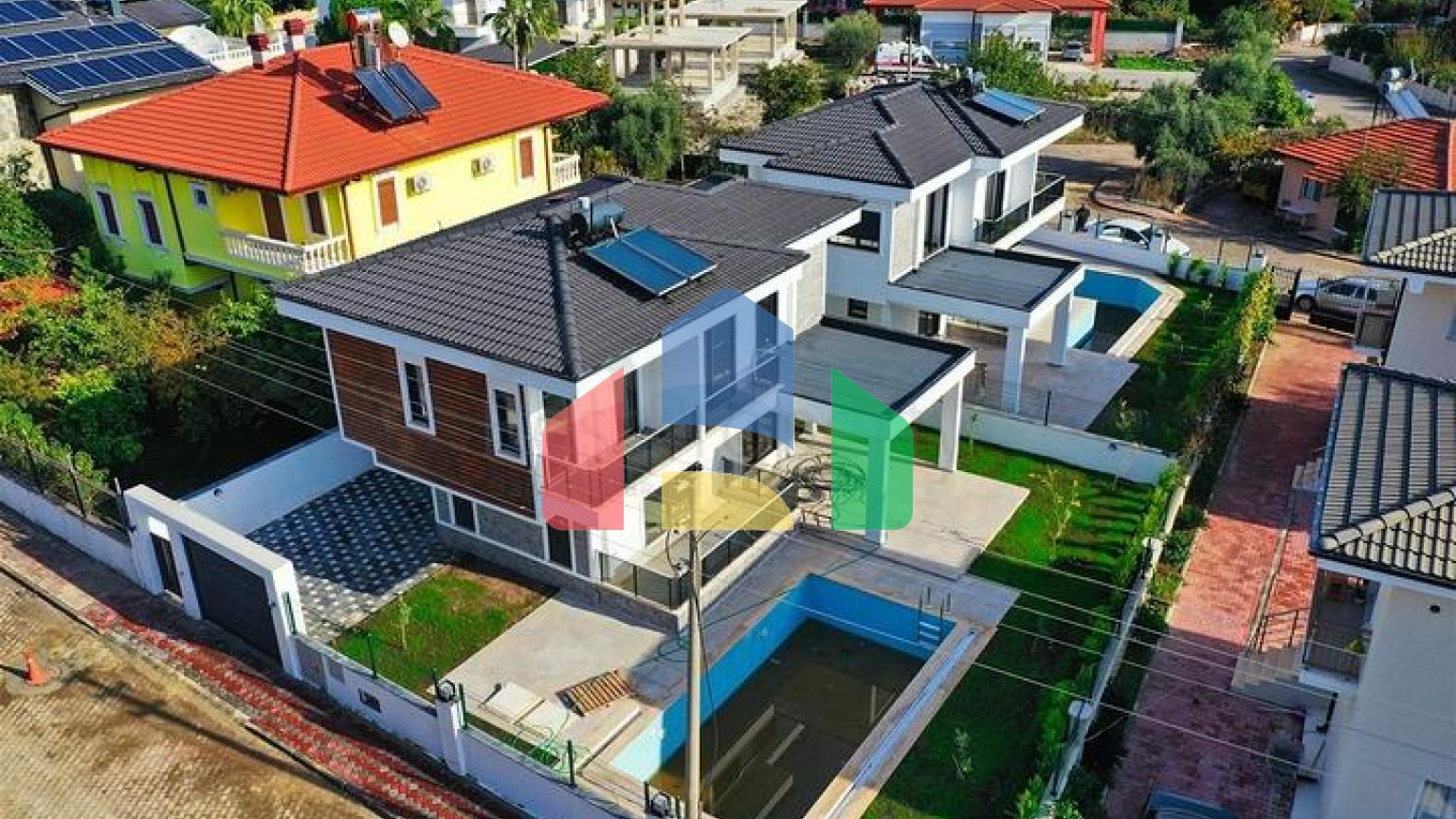 Вилла планировки 3+1 в районе Кемер - Анталия