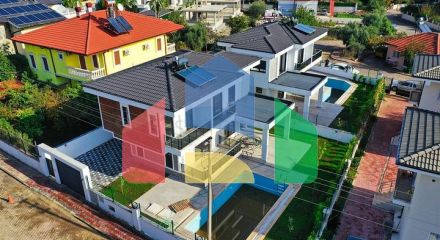 Вилла планировки 3+1 в районе Кемер - Анталия