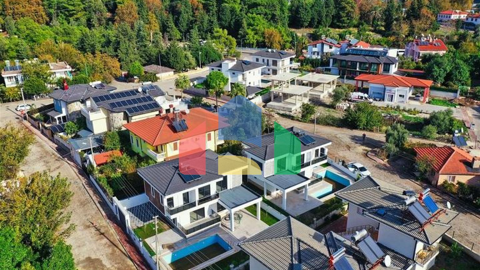 Вилла планировки 3+1 в районе Кемер - Анталия