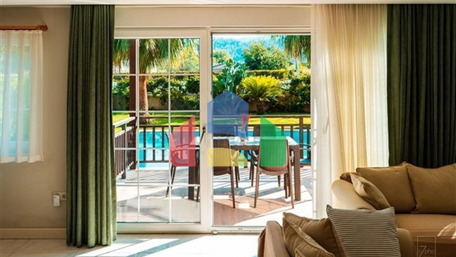 Вилла планировки 3+2 в микрорайоне Текирова - Кемер