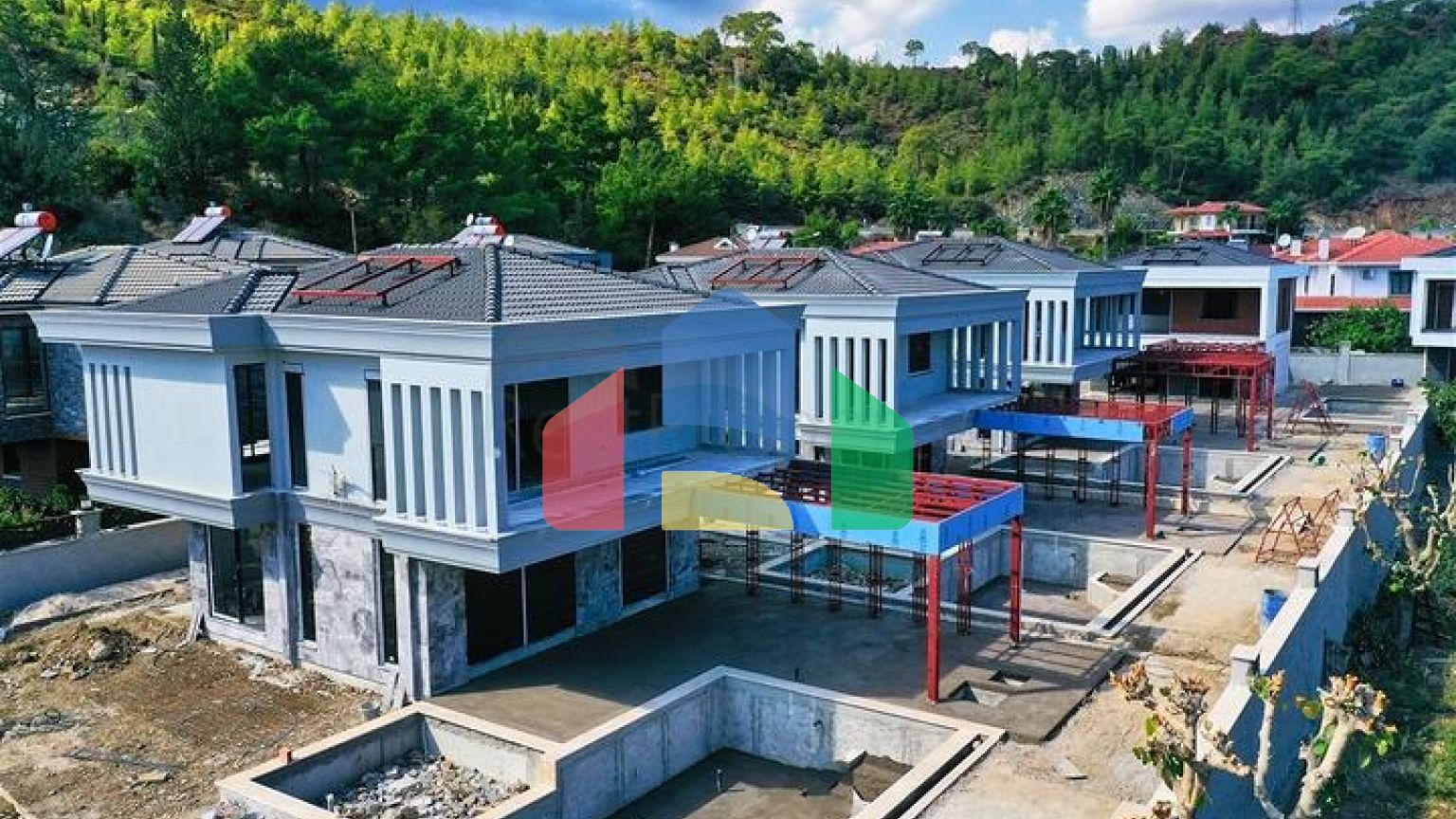 Вилла планировки 3+1 в районе Кемер - Анталия