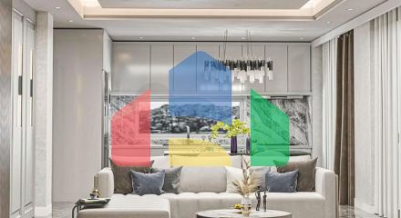 Вилла планировки 3+1 в районе Кемер - Анталия