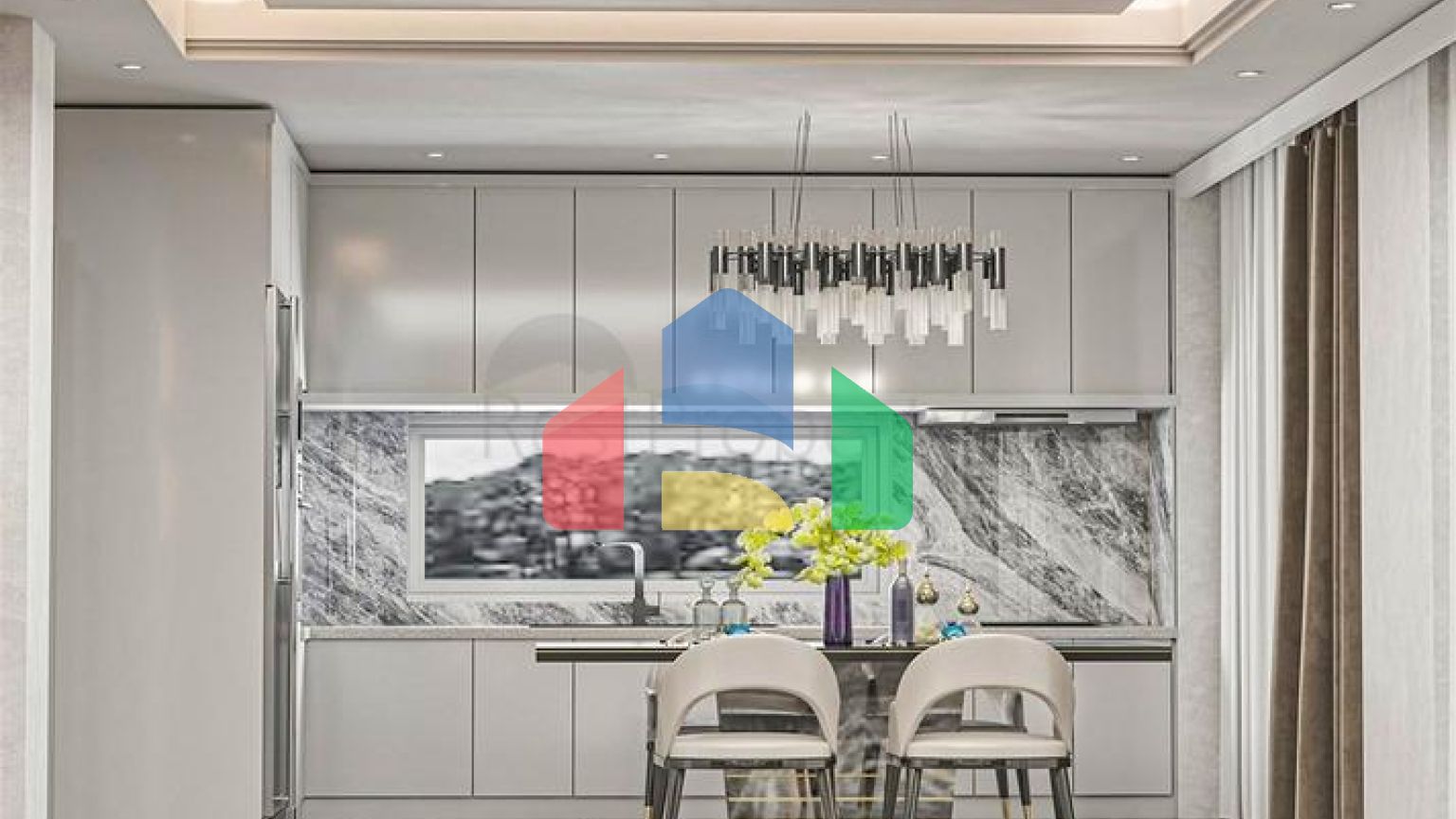 Вилла планировки 3+1 в районе Кемер - Анталия