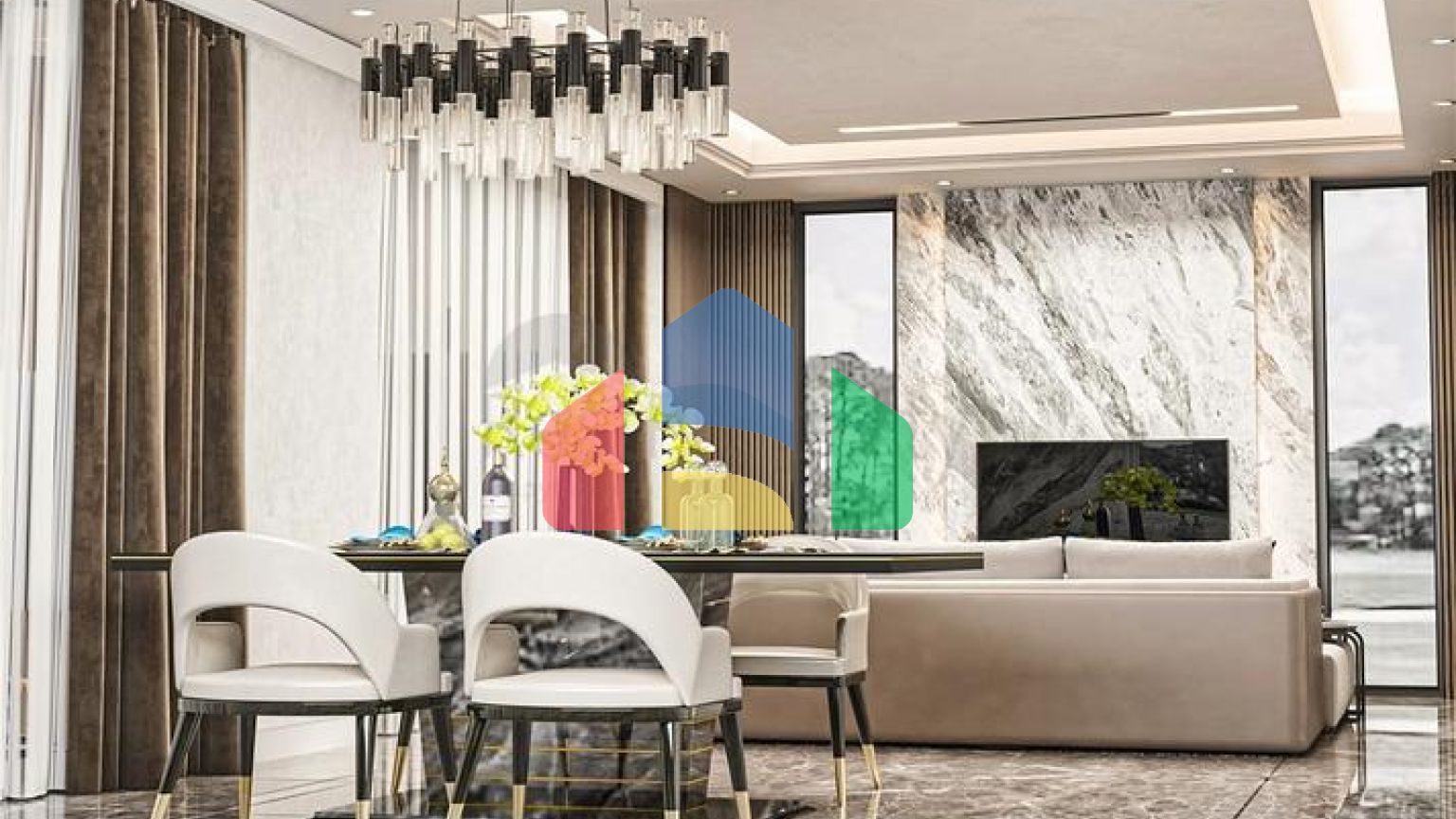 Вилла планировки 3+1 в районе Кемер - Анталия