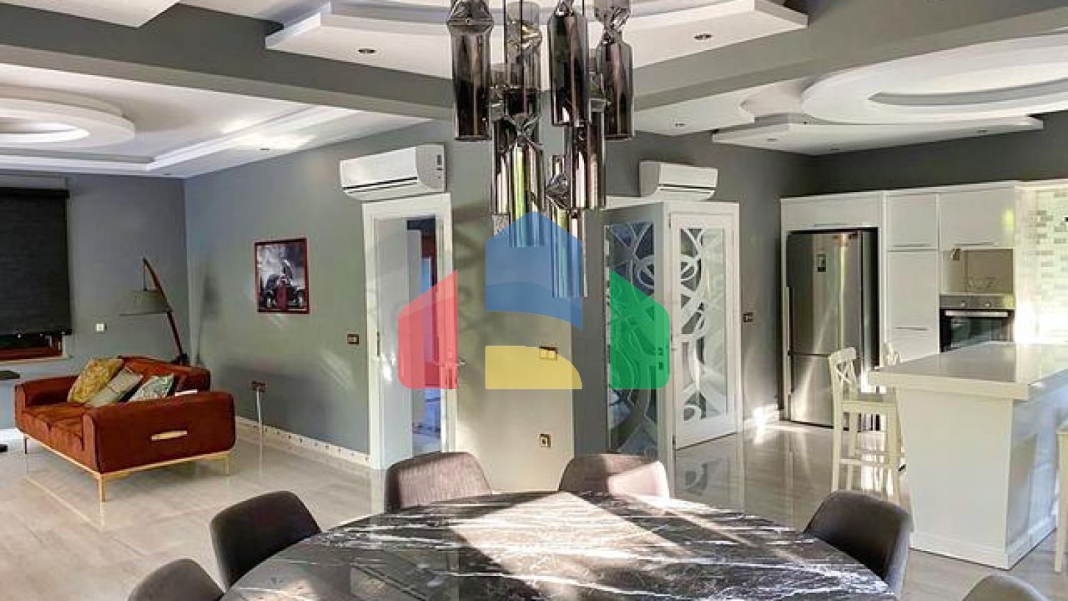 Вилла планировки 4+1 в районе Кемер - Анталия