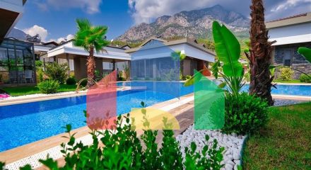 Таунхаус  планировки 3+1 в районе Кемер - Анталия