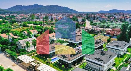 Таунхаус  планировки 3+1 в районе Кемер - Анталия