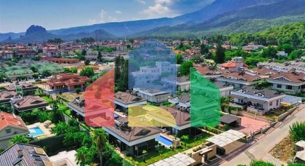 Таунхаус  планировки 3+1 в районе Кемер - Анталия