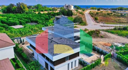 Вилла планировки 4+1 в районе Кемер - Анталия