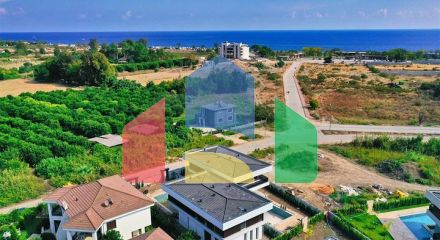 Вилла планировки 4+1 в районе Кемер - Анталия