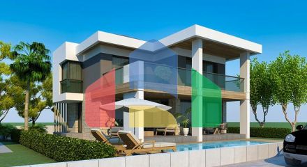 4+1 villa in Chamyuva - Antalya neighborhood