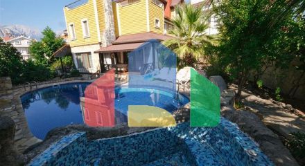 Вилла планировки 6+1 в районе Кемер - Анталия