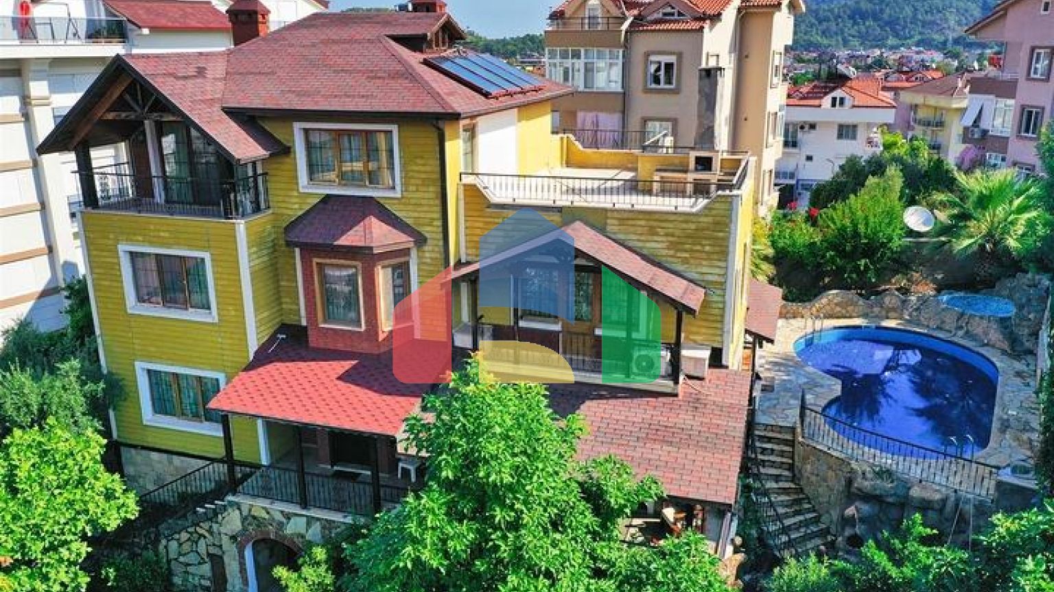 Вилла планировки 6+1 в районе Кемер - Анталия