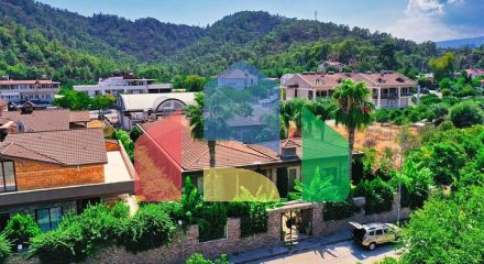 Вилла планировки 5+1 в районе Кемер - Анталия