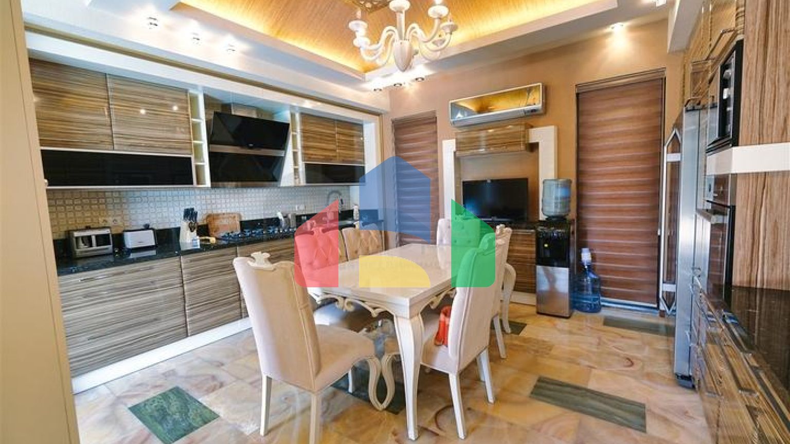 Вилла планировки 5+1 в районе Кемер - Анталия