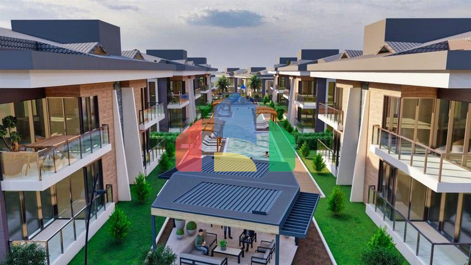 Квартира планировки 2+1 в районе Кемер - Анталия