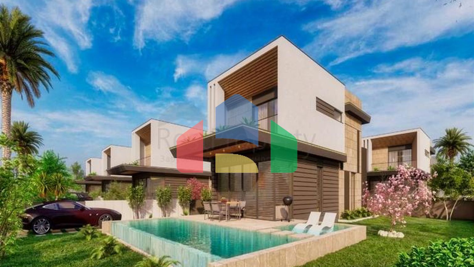 Виллы планировки 3+1 в престижном районе Кемер - Анталия