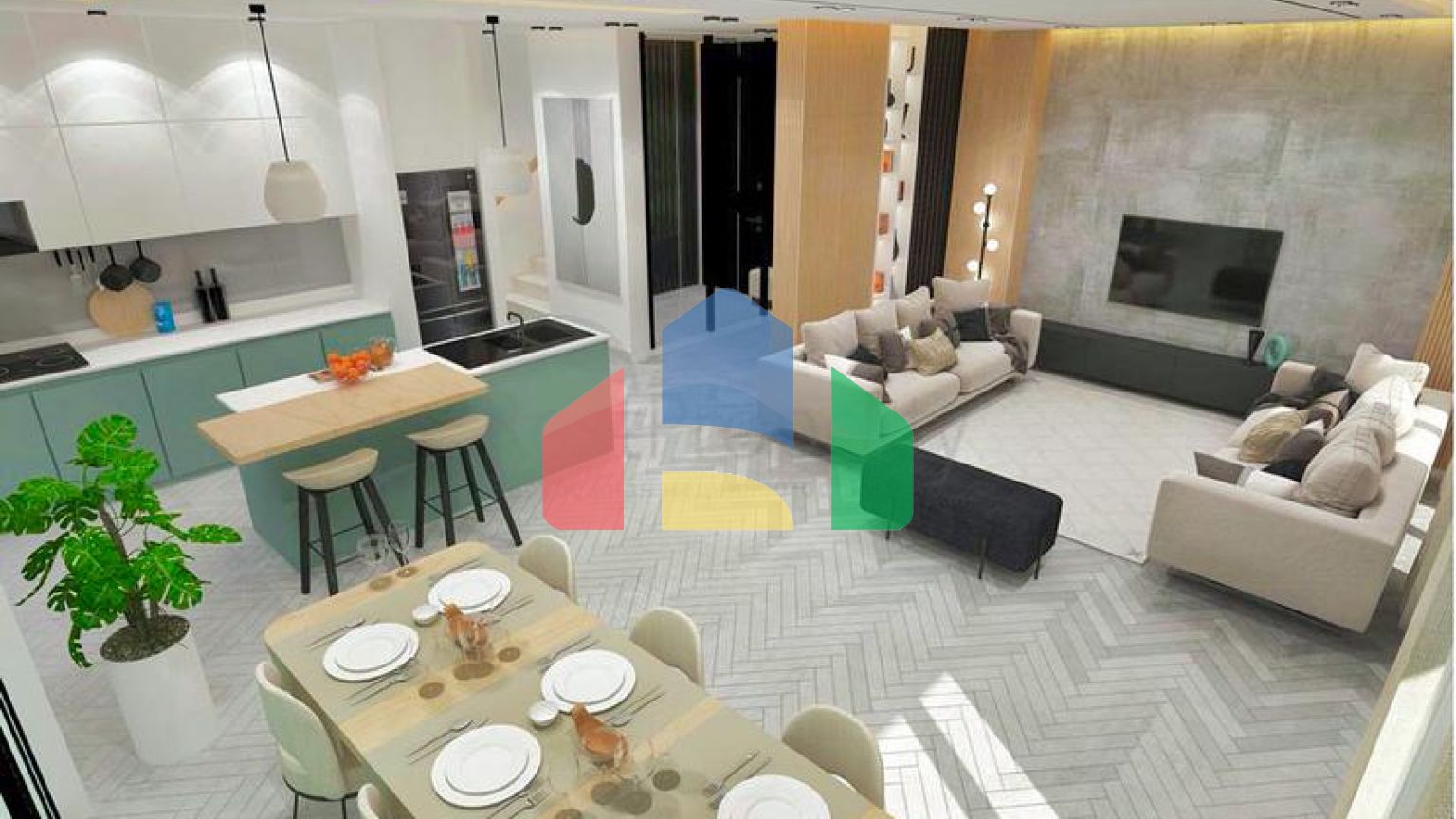 Вілли в мікрорайоні Чамюва, Кемер-Анталія .