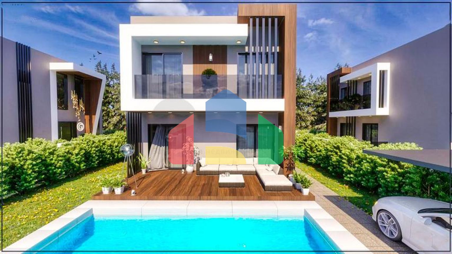 Вілли в мікрорайоні Чамюва, Кемер-Анталія .