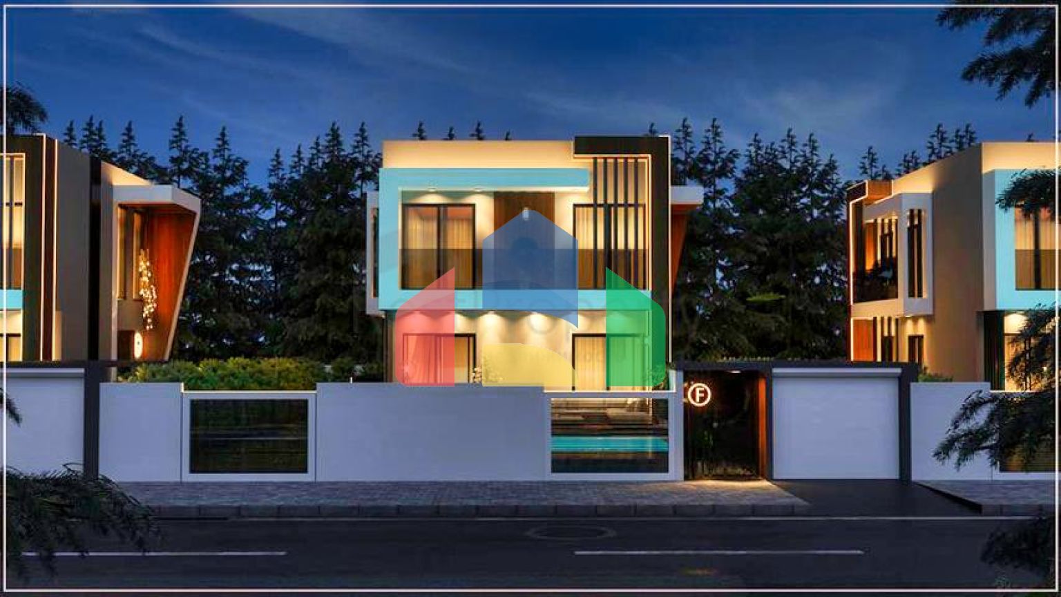 Вілли в мікрорайоні Чамюва, Кемер-Анталія .