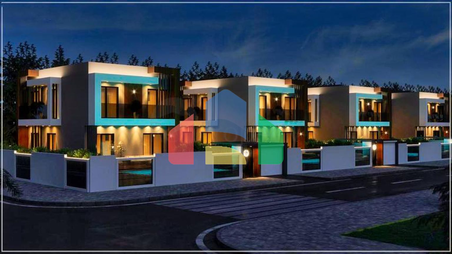 Вілли в мікрорайоні Чамюва, Кемер-Анталія .