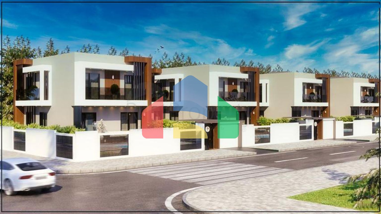 Вілли в мікрорайоні Чамюва, Кемер-Анталія .