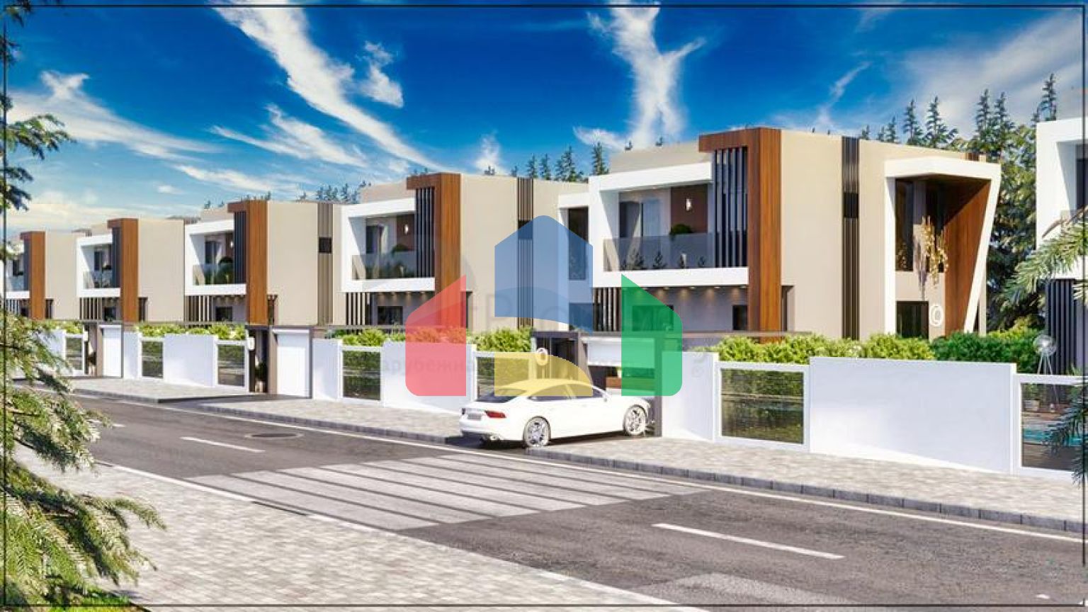 Вілли в мікрорайоні Чамюва, Кемер-Анталія .