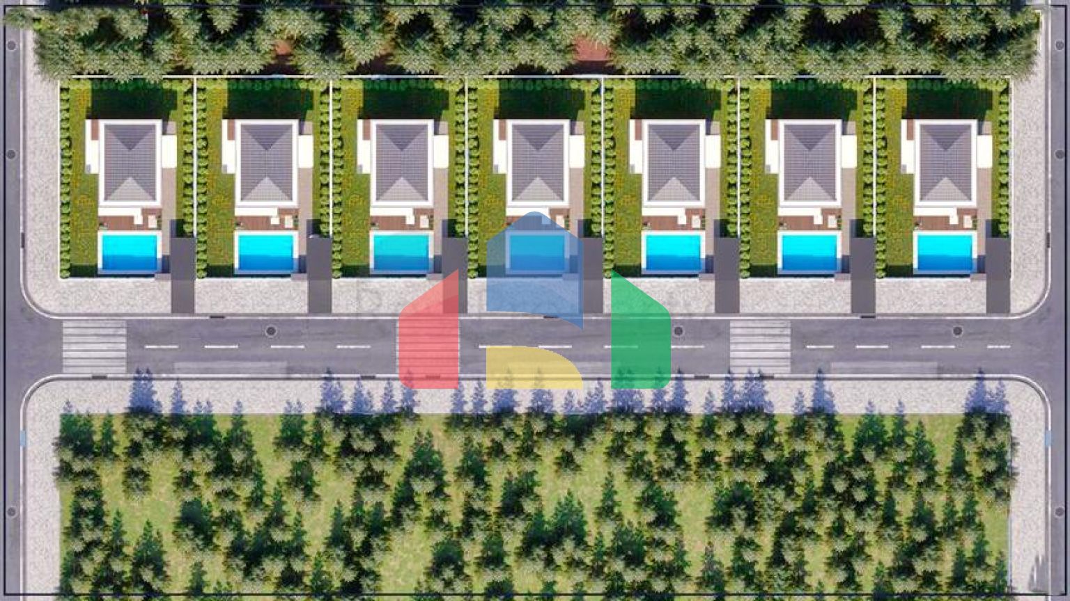 Вілли в мікрорайоні Чамюва, Кемер-Анталія .