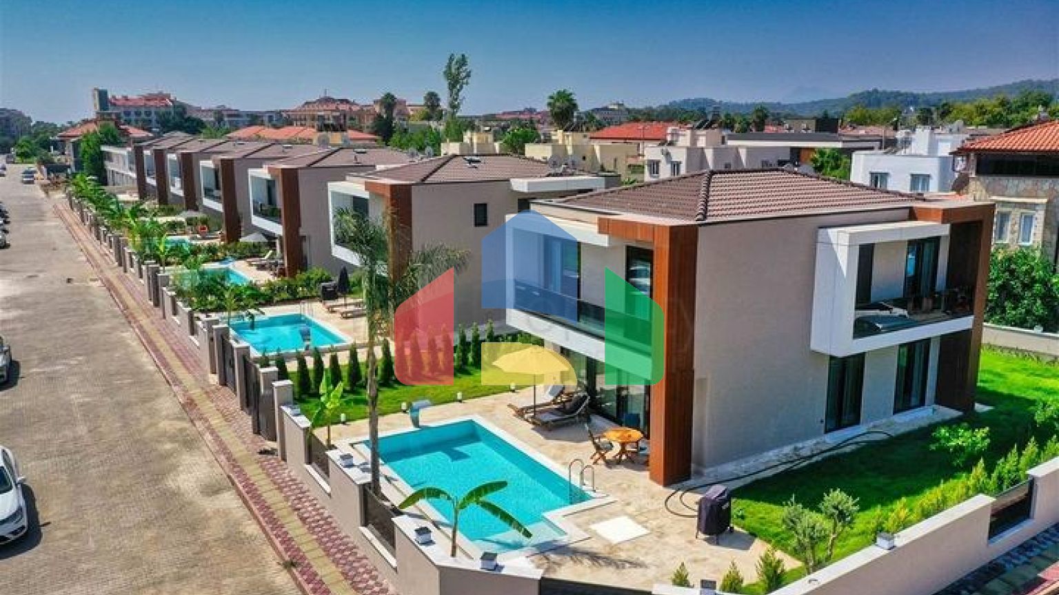 Вілли в мікрорайоні Чамюва, Кемер-Анталія .