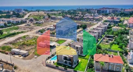 Вілли в мікрорайоні Чамюва, Кемер-Анталія .