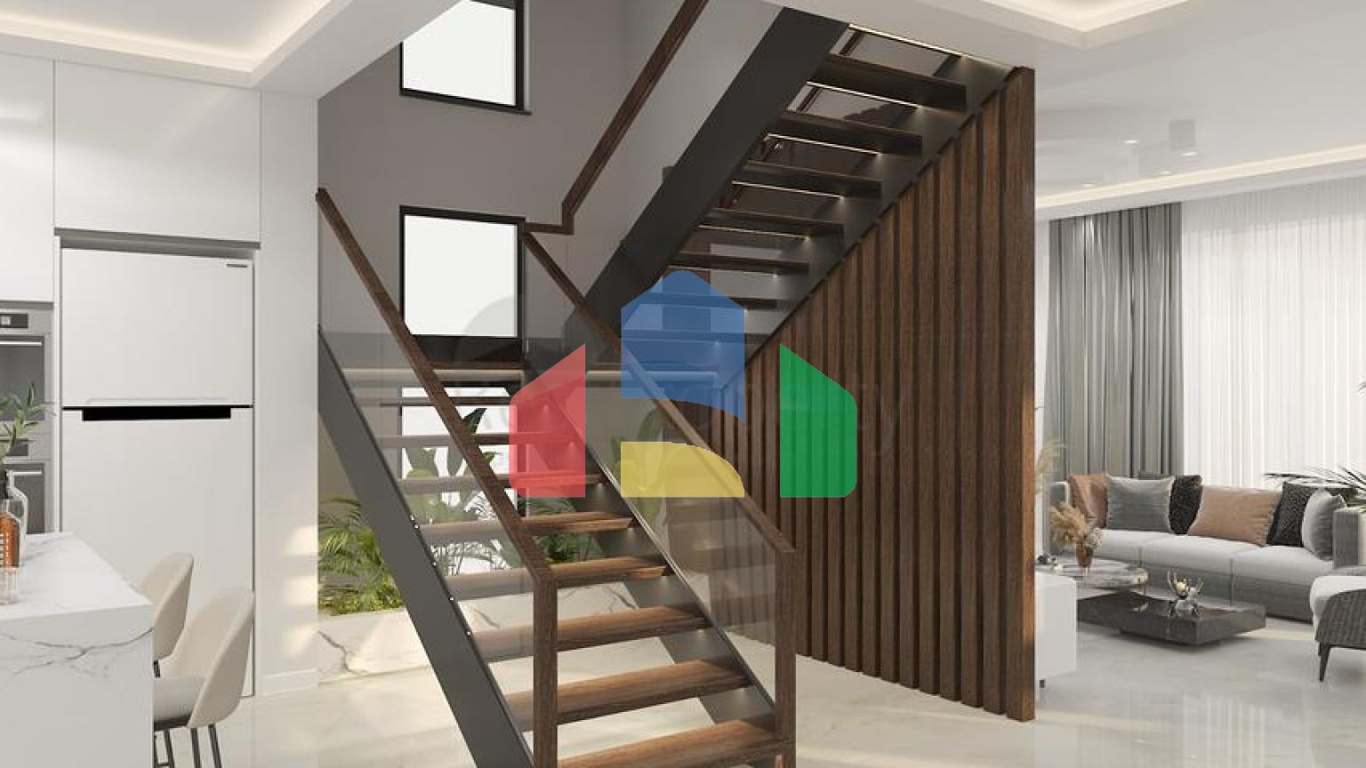 Вілли планування 4 + 1 в районі Кемер - Анталія