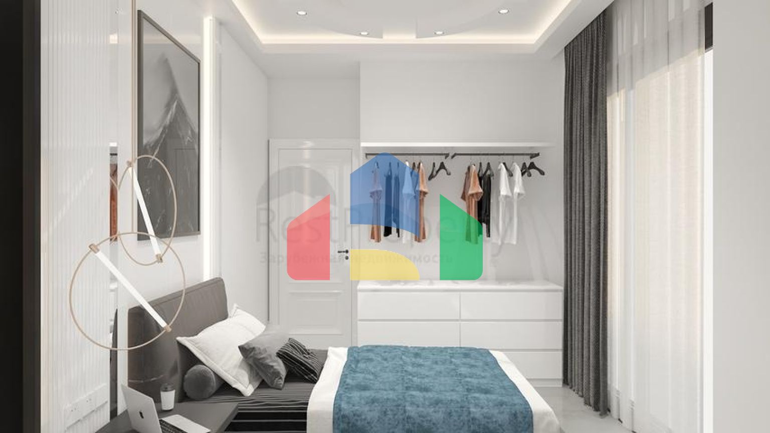 Вілли планування 4 + 1 в районі Кемер - Анталія