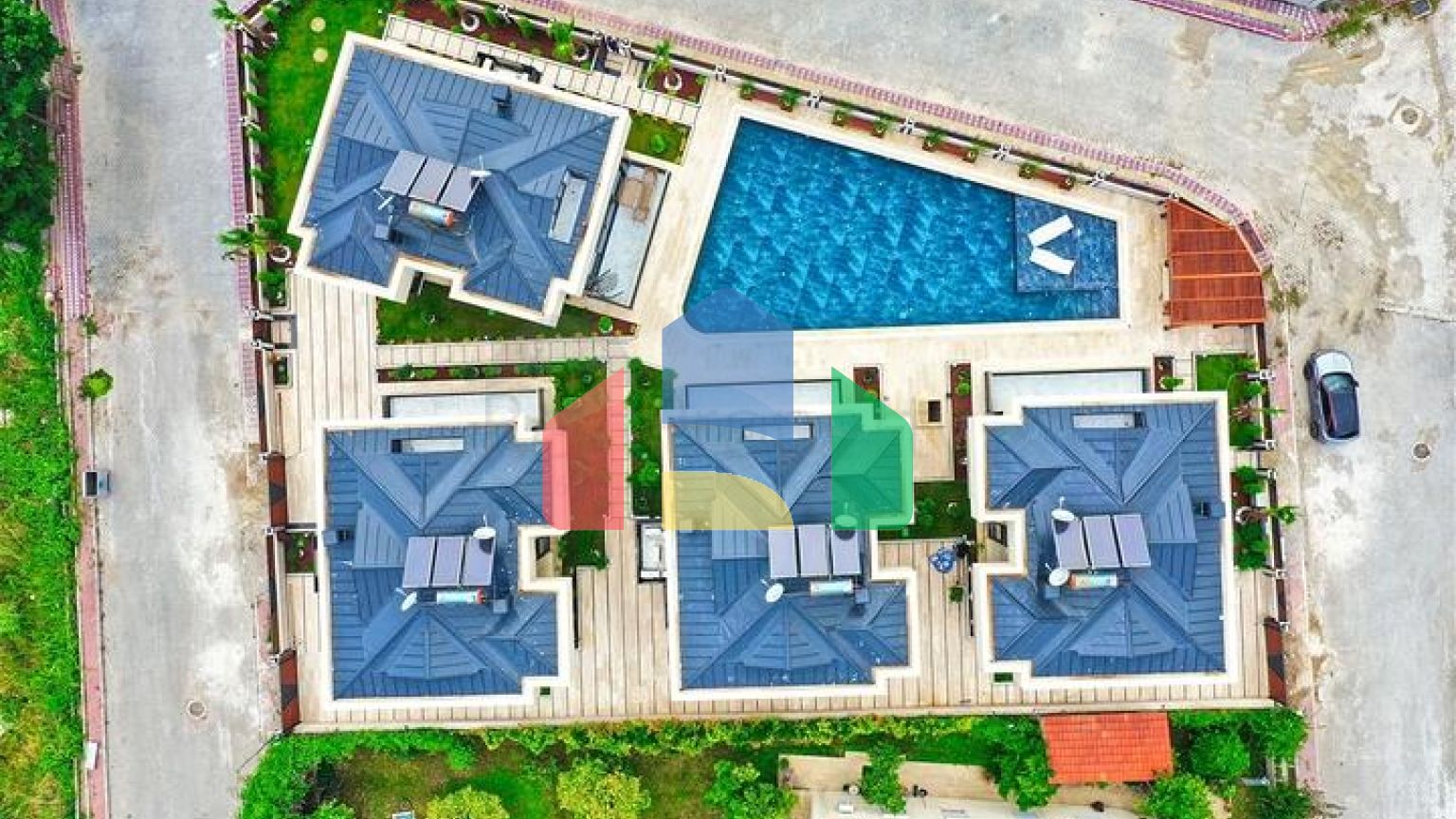 Вілли планування 4 + 1 в районі Кемер - Анталія