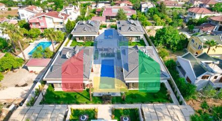 Вілла планування 4 + 1 в мікрорайоні Асланбуджак - Анталія