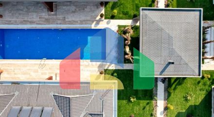 Вілла планування 4 + 1 в мікрорайоні Асланбуджак - Анталія