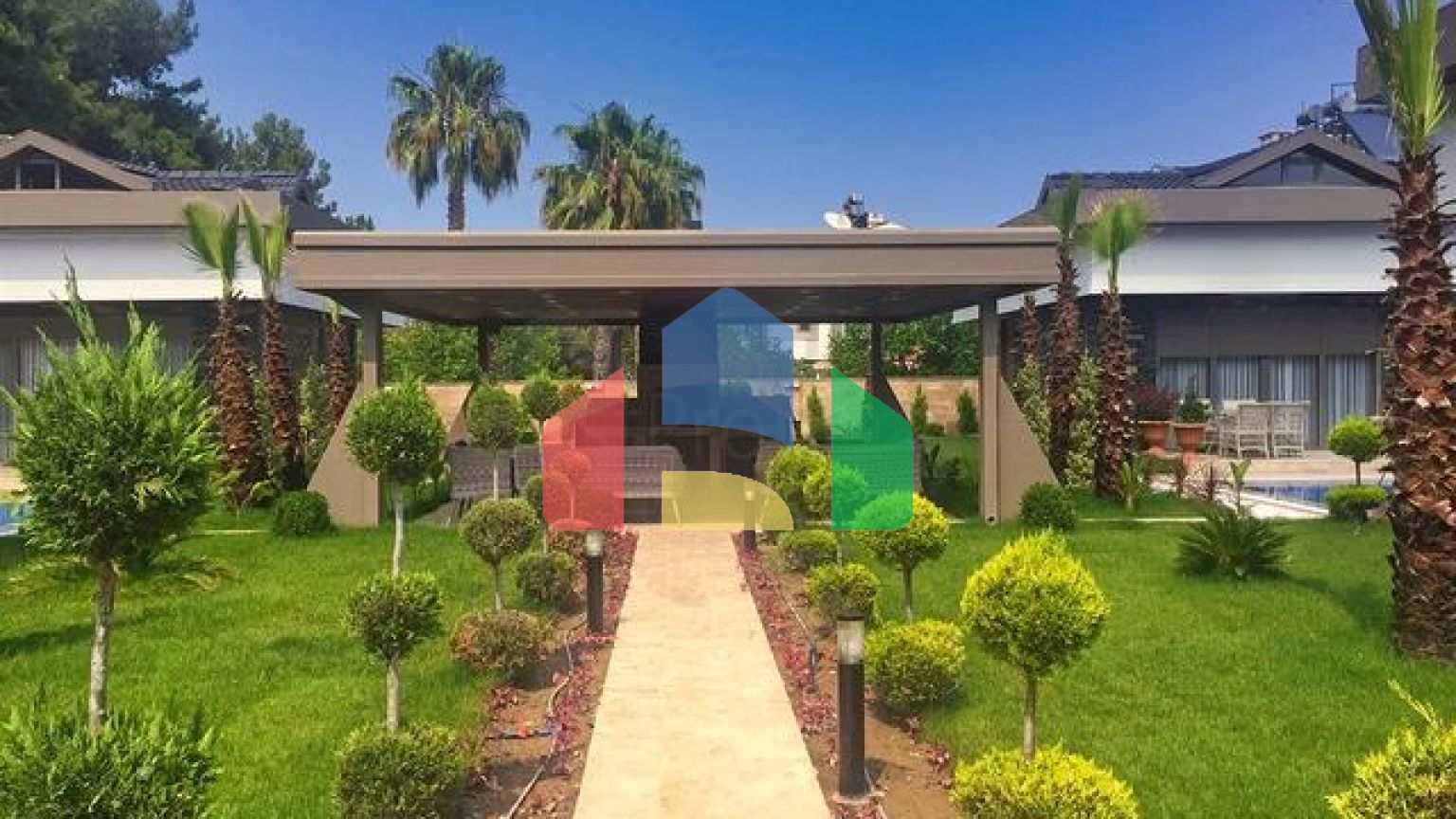 Вилла планировки 4+1 в микрорайоне Асланбуджак - Анталия