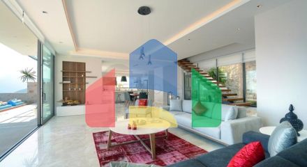 Великолепная вилла с видом на море в Калкане Великолепная вилла с видом на море в Калкане