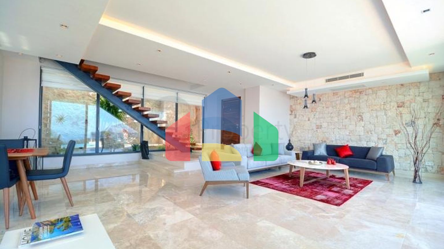 Великолепная вилла с видом на море в Калкане