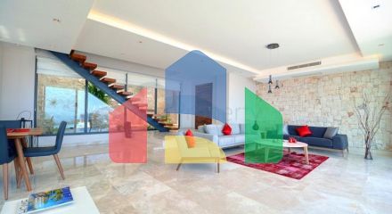 Великолепная вилла с видом на море в Калкане Великолепная вилла с видом на море в Калкане