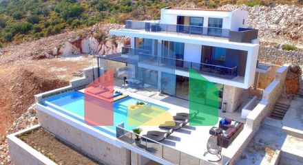 Великолепная вилла с видом на море в Калкане Великолепная вилла с видом на море в Калкане