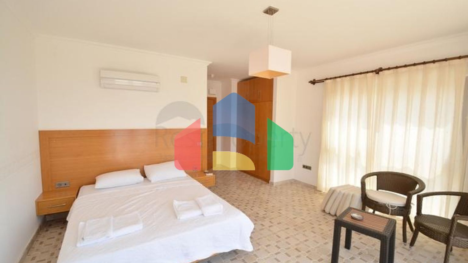 Прекрасная вилла с видом на море в районе Каламар, Калкан