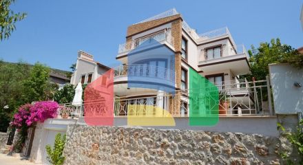 Прекрасная вилла с видом на море в районе Каламар, Калкан Прекрасная вилла с видом на море в районе Каламар, Калкан