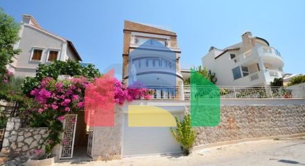 Прекрасная вилла с видом на море в районе Каламар, Калкан Прекрасная вилла с видом на море в районе Каламар, Калкан