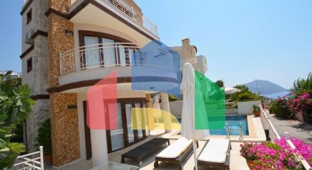 Прекрасная вилла с видом на море в районе Каламар, Калкан Прекрасная вилла с видом на море в районе Каламар, Калкан